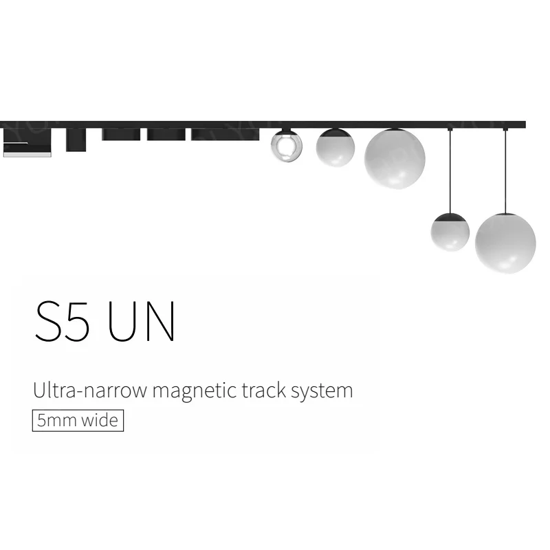 5mm Extremely Narrow Magnetic Track Lights Rail Lighting System Led DC24V 6W 9W Smart Tuya Zgbee Linear Min Magnet Light Lamp