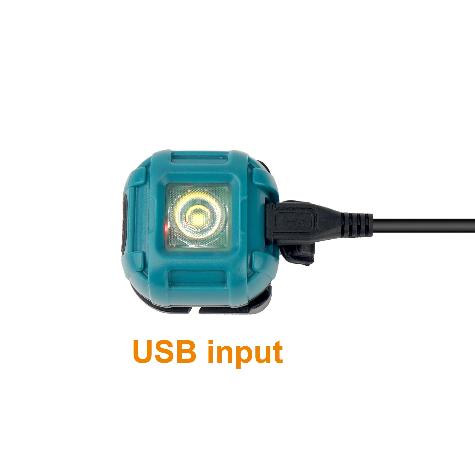 IPX4 водонепроницаемый налобный мини USB Перезаряжаемый фонарь с кабелем
