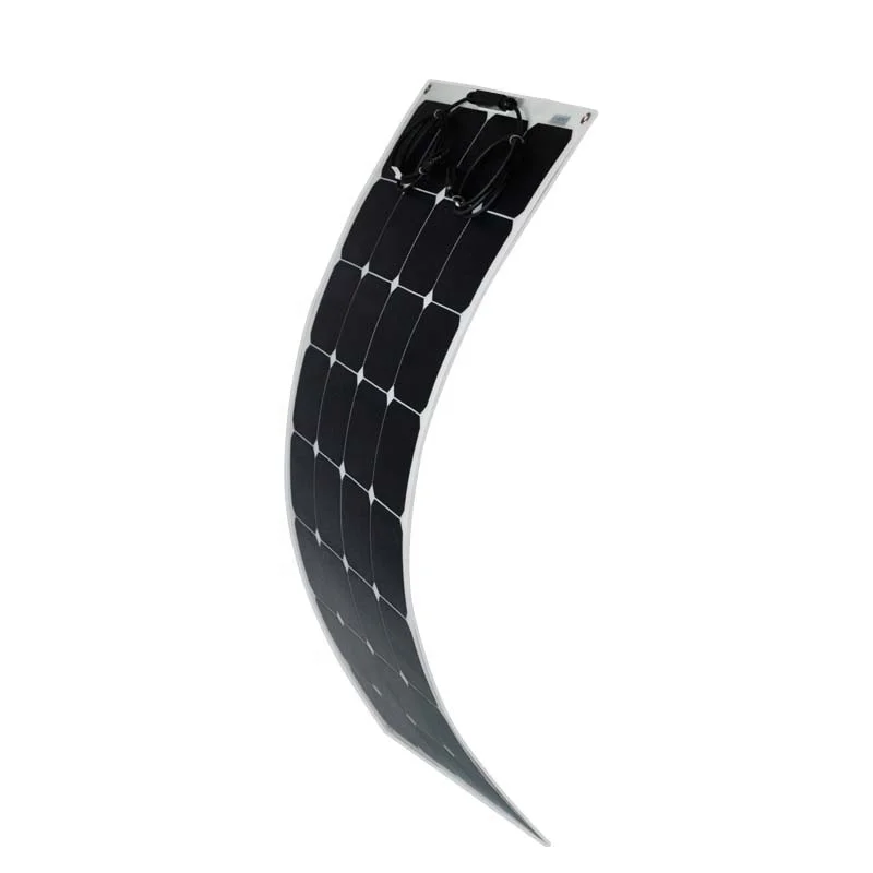High efficiency 115w 20v flexible solar panel UV corrosion resistance ETFE bendable pv module for boat bimini yacht solar use