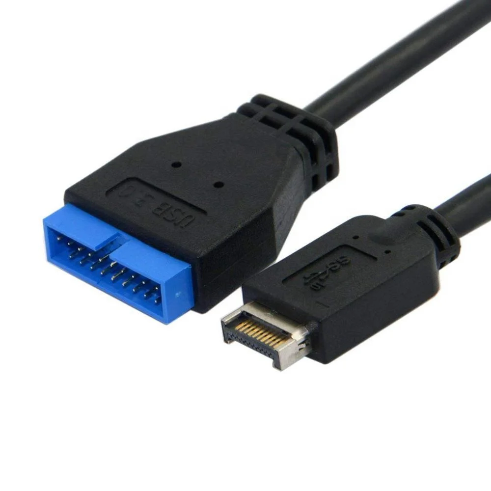 USB 3.1 Front Panel Header to USB 3.0 20Pin Header Extension Cable for ASUS Motherboard 20cm