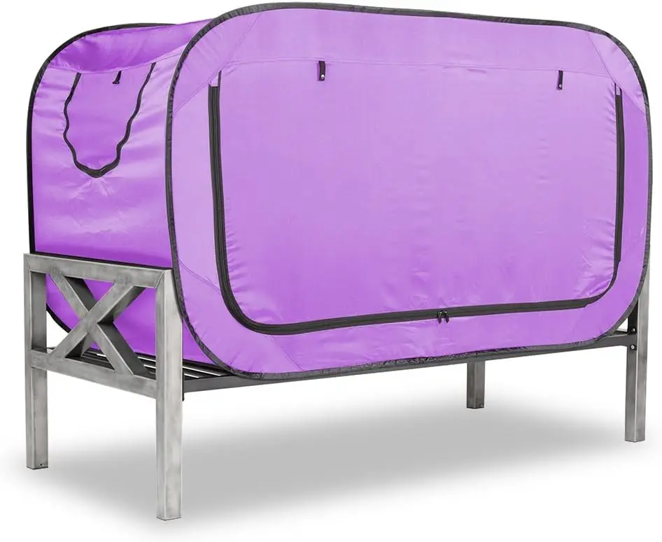 Indoor Bed Tent Blackout Polyester Privacy Pop Bed Tent For Indoor 190*105*100CM