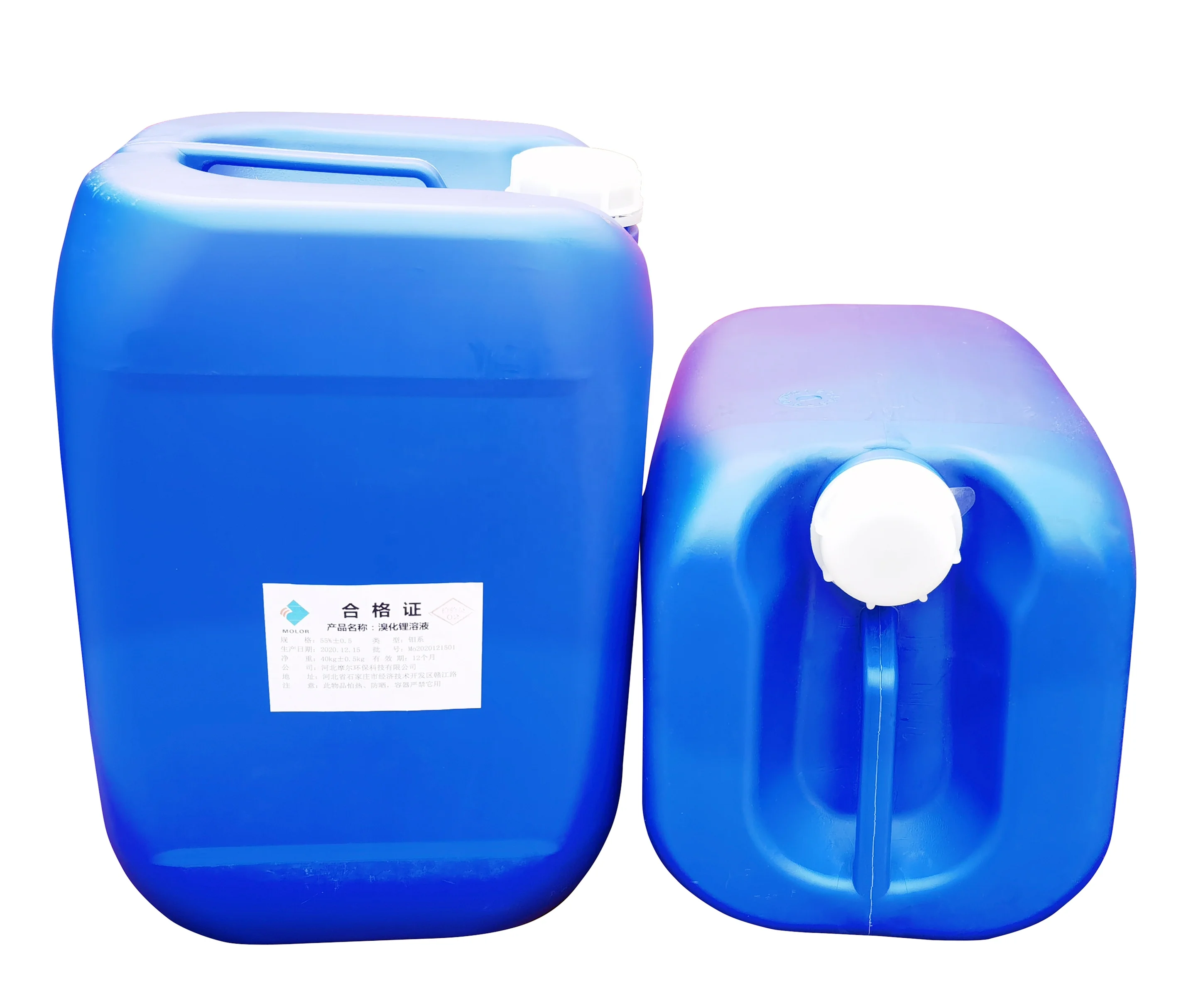 Lithium molybdate lithium chromate corrosion inhibitor solution