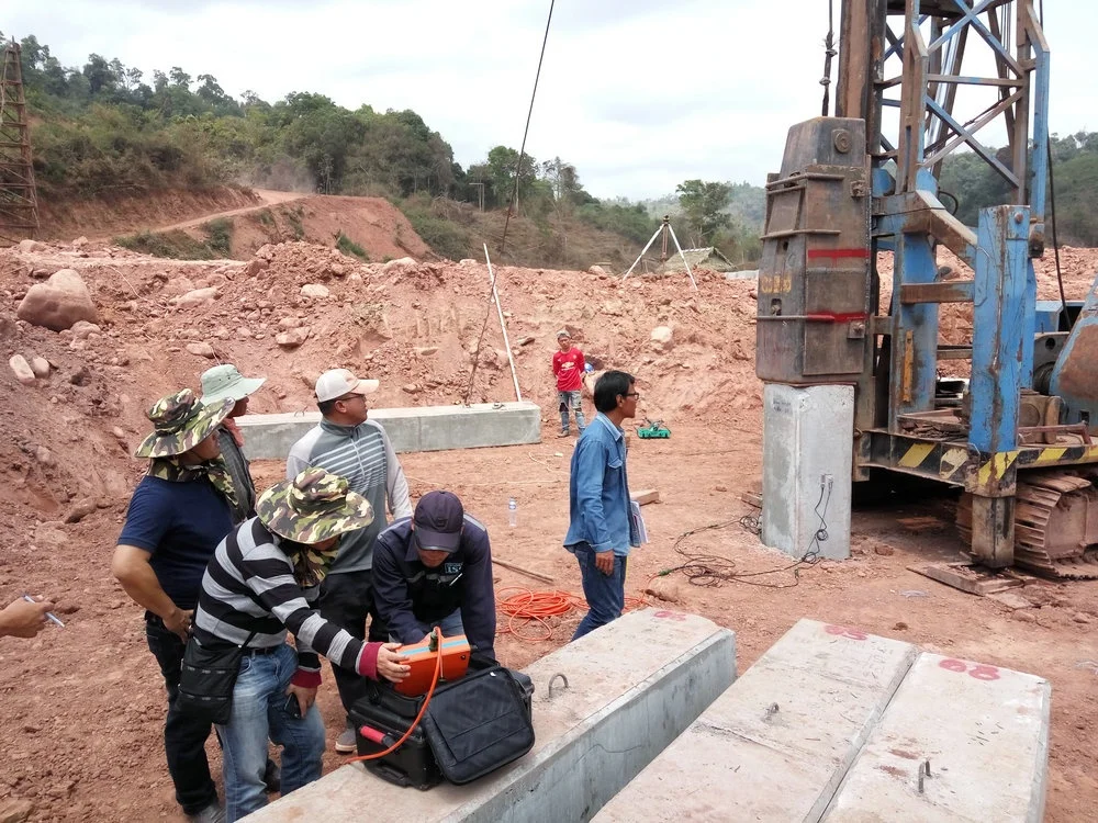 Hot Sale SAMYON Convenient Testing Machine Orange HPT High Strain Dynamic Concrete Pile Tester