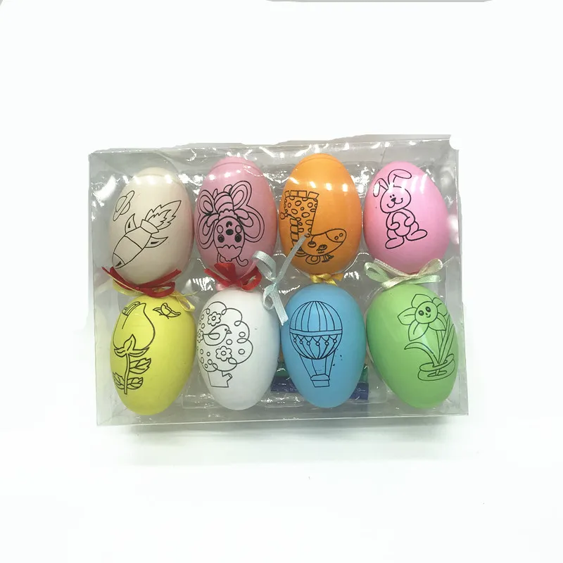 Wholesale eggs for children 4 Colorful Quick  the Original  DIY painting easter
