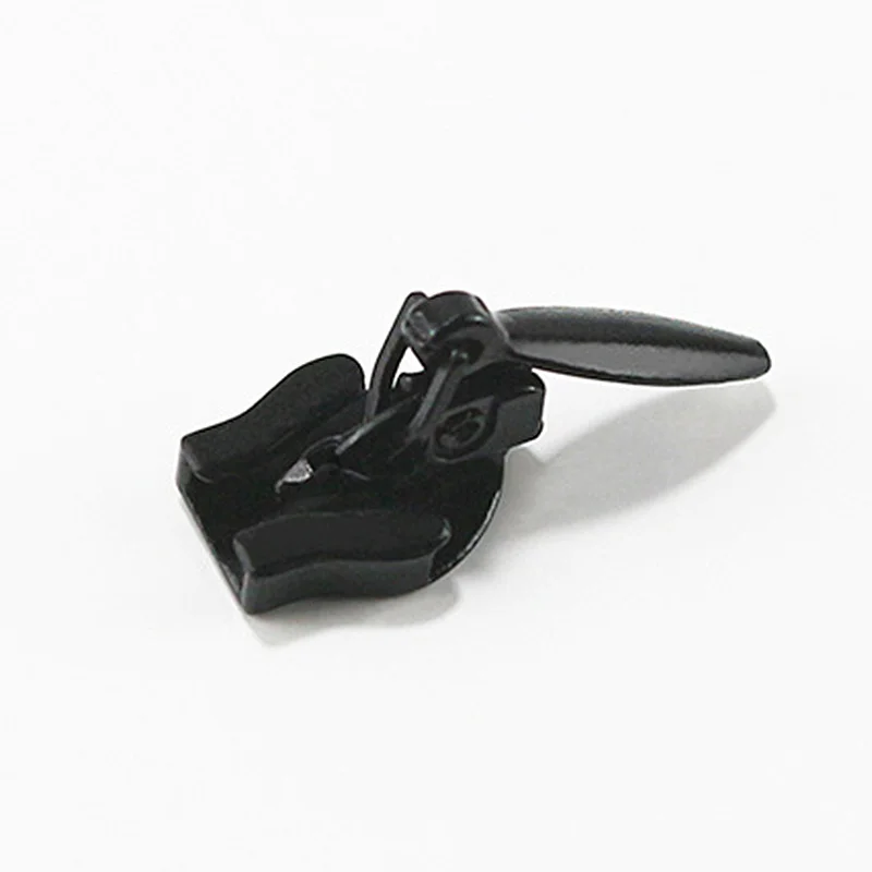 SAS Invisible Zipper Pull Auto Lock Slider Heads For Dress Skirt Custom Logo Sliders Invisible Zip Head