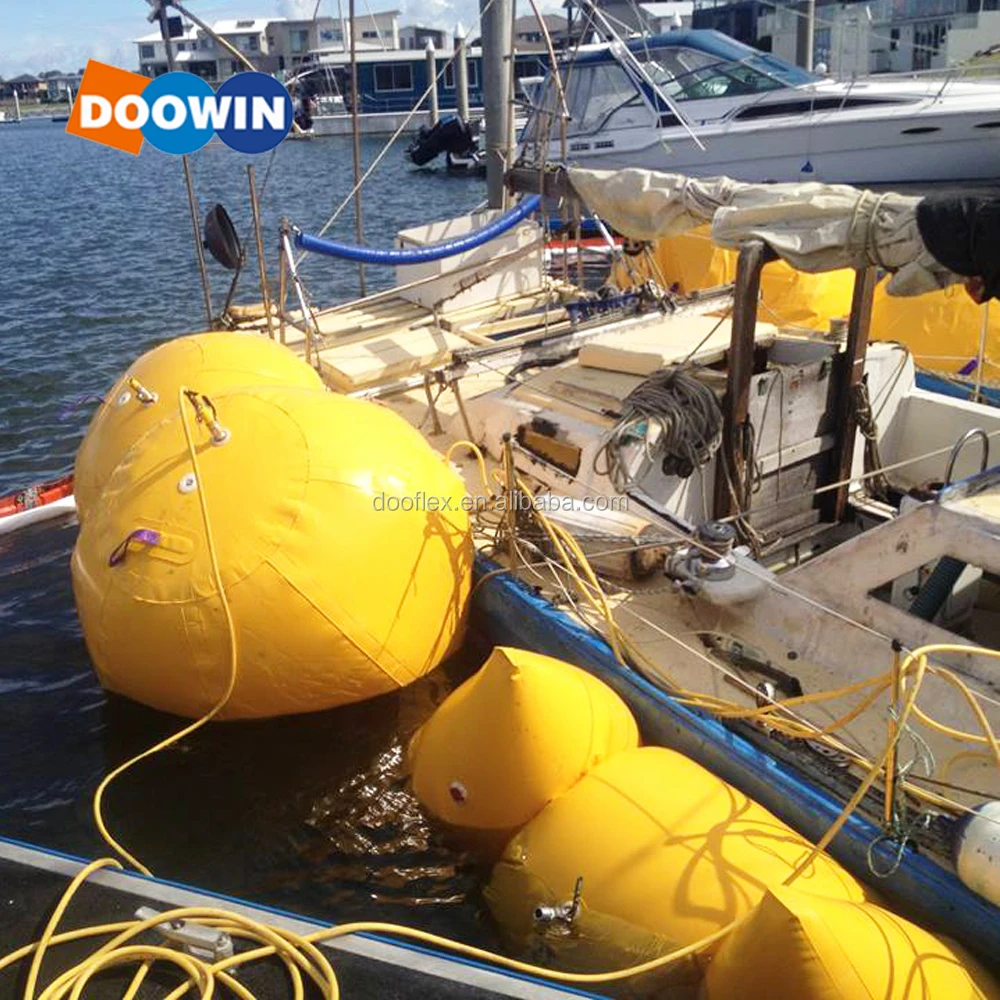 Marine Salvage Boat Lift IMCA D016 Underwater Parachute  Open Bottom Air Lift  Bags