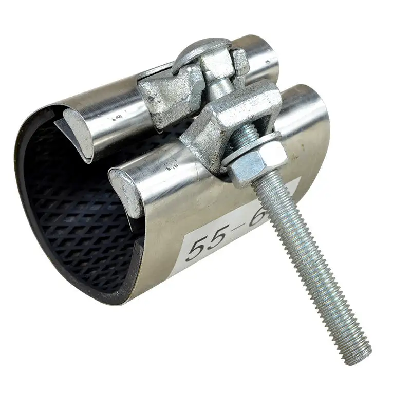 Newly designed   Stainless steel semi open small maintenance pipe clamp fittings