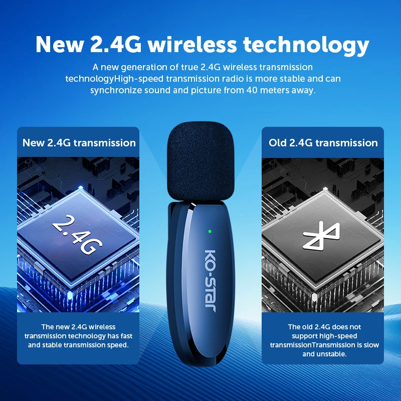 Lavalier Microphone long-distance high-definition radio for webcasting microphone wireless professional condenser microphone