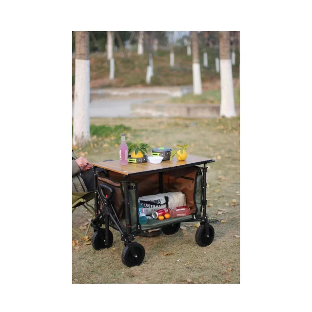 Folding Wagon folding shopping trolley wagon cart for camping beach cart