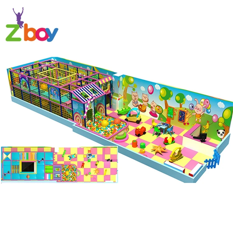 Wholesale Safety Eco-friendly Kids Mini Indoor Playground Equipment