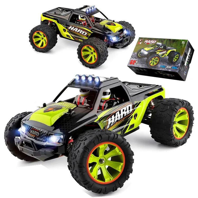 WLtoy 1:14 Scale 4WD Bigfoot rc hobby Racing car Radio control toys Drift rc cars for adults with high speed adults fast 50 mph