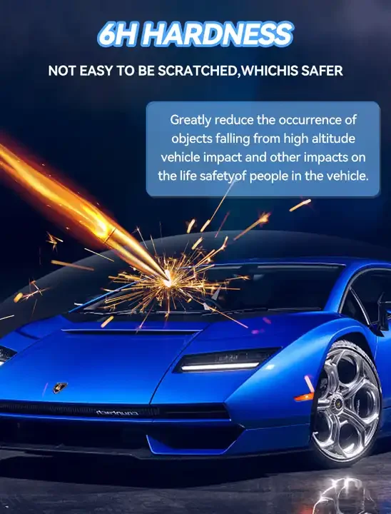 Anti-Flying Stone Explosion-proof TPU Security Anti Shatter  Safe Driving car protective film