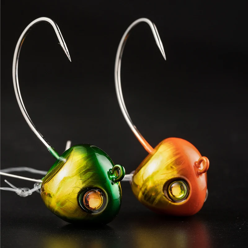 ECOODA Tenya Jig Head 40g/60g/80g Rubber Jig Head Rock Fishing Bait