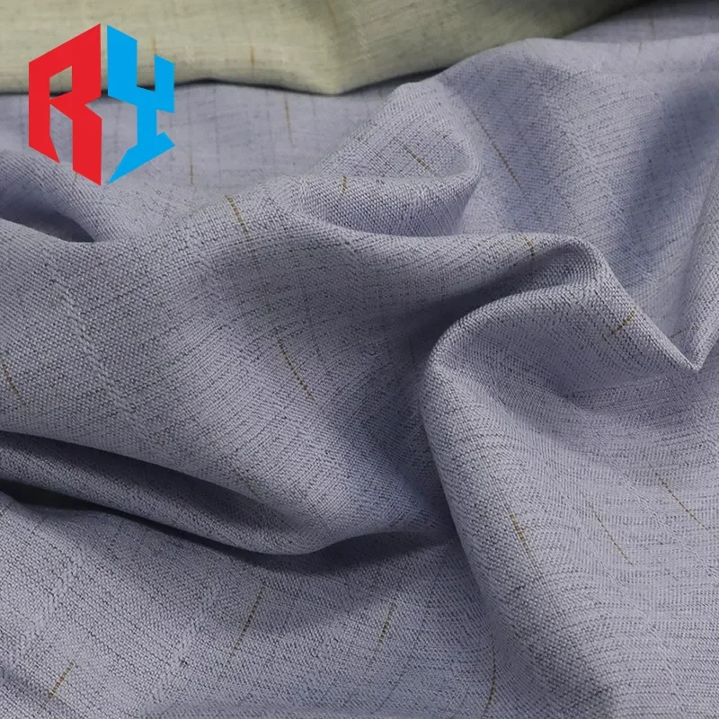 Factory Wholesale 145gsm TR Set Fabric Pendant Soft Suiting Fabric for Men Material