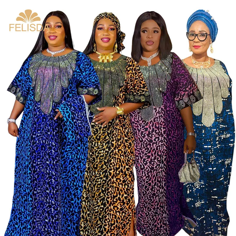 Traditional African Dresses Women Muslim Abayas Dashiki Ankara Robe Outfits Evening Gown Dubai Kaftan Maxi Long Dress Clothing