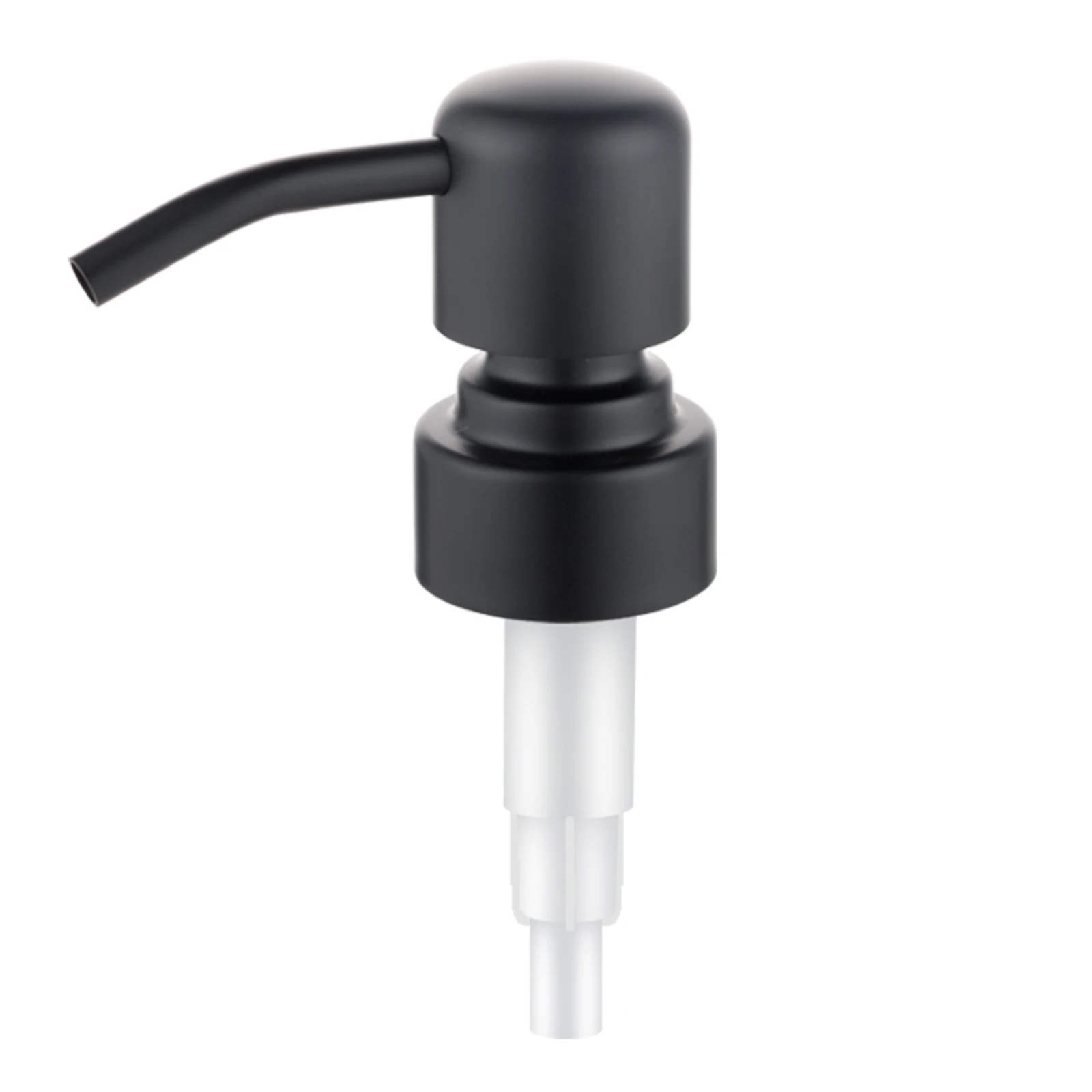 Longan Stainless Steel Liquid Soap Dispensers For Hotel Empty Bottle Black Finish Soap Pump 28400 Black Pump