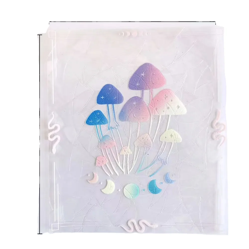 Наклейки из виниловой радужной Пленки