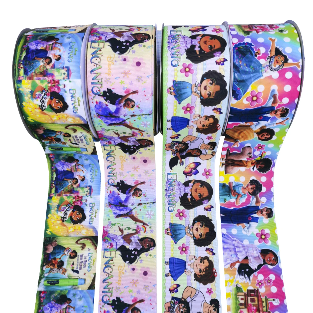 RIMIS Ribbons 75mm  Custom Printed Popular Movie Designs Grosgrain Ribbon For Gift