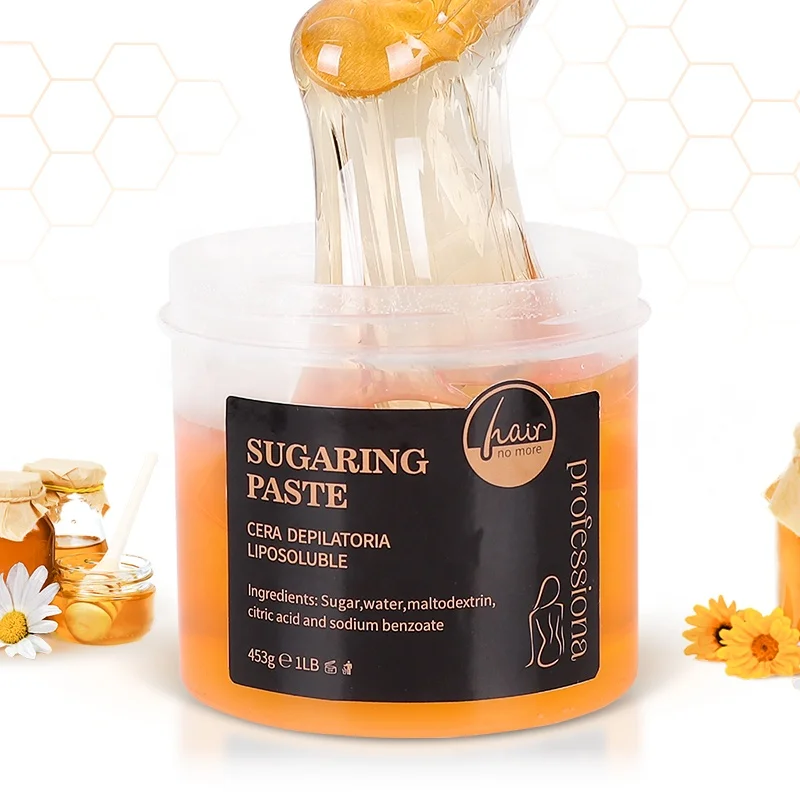 Natural Sugar Paste 1LB Cold Wax Hair Removal Sugar Depilatory Wax for depilation