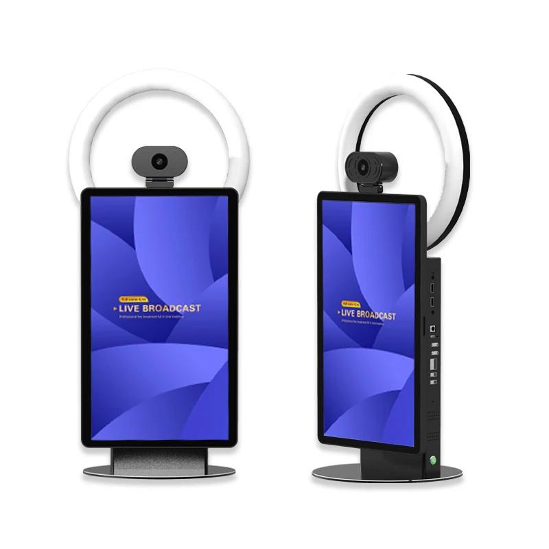 Professional Live Streaming Equipment 15.6 Inch Lcd Touch Screen Online Celebrity Self Media Live Streaming Machine