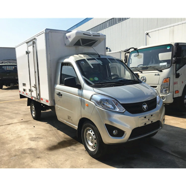 New Model Foton Gasoline 1.5 Ton Mini Refrigerator Van Car Hot Sale in Cambodia