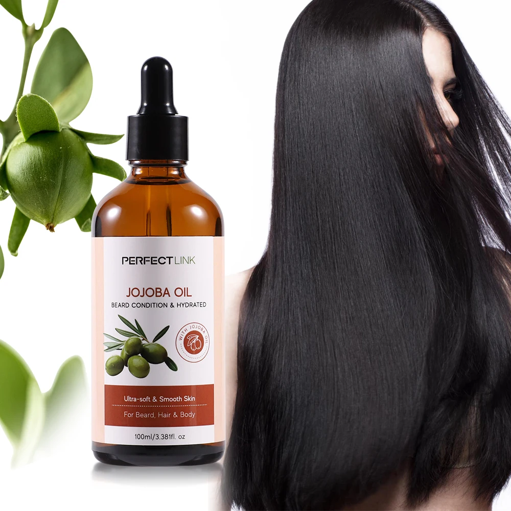 Custom Logo Organic Beard Oil & Scalp Serum Hair Extension Growth with Rosemary Macadamia Jojoba Oil