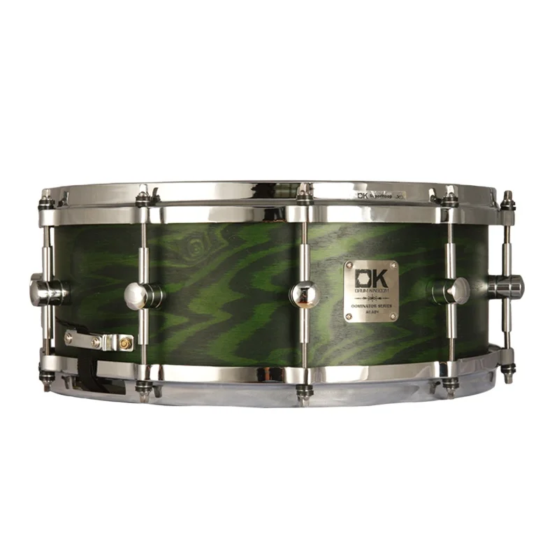 DK 6 ply ash die-cast hoo remo drum head brass snare wire snare drum