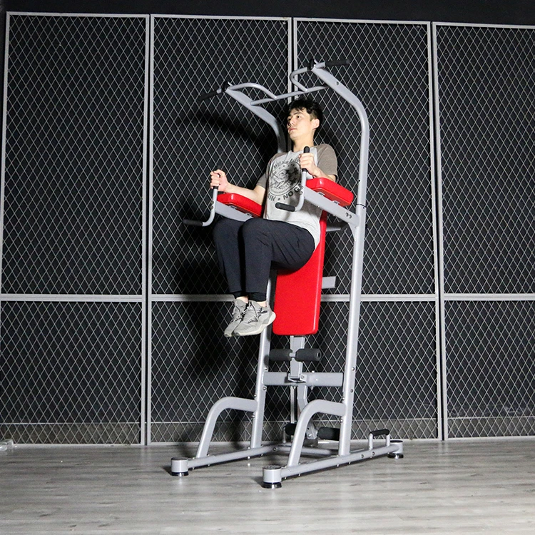 Manufacturers Functional Commercial Fitness Equipment Body Building Gym Vertical Knee Up Raising Machine