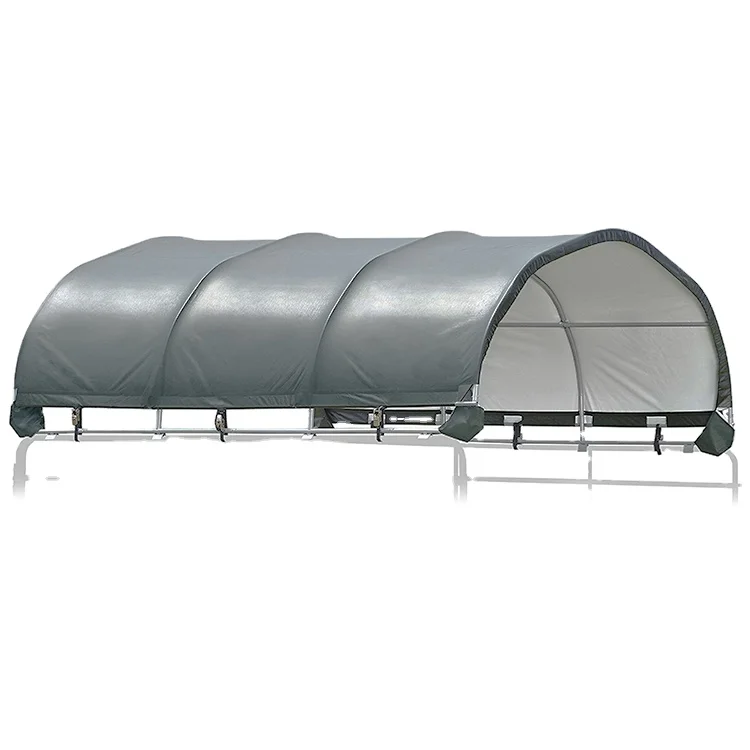 High Quality Strong Steel Frame Waterproof Fabric farm storage tent, wheat animal shelter Horse Fence Farm Control Shed