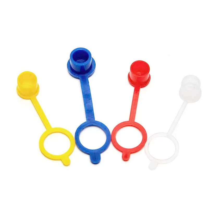 ZM-100-2 Grease Fitting Caps RED Polyethylene Dust Caps for M6 M8 M10 Metric Thread Grease Zerk Nipple Fitting