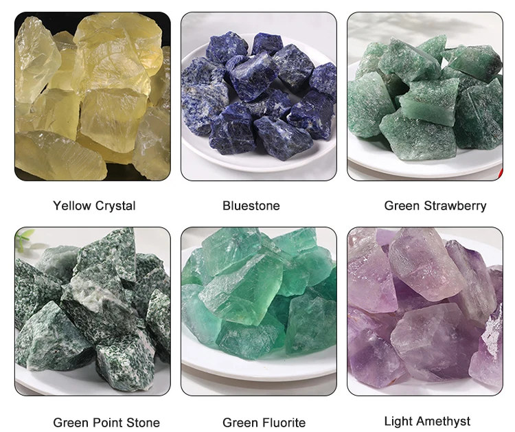 CELION Wholesale Natural Stones Bulk Crystals Healing Stones Clear Rose Quartz Crystal Raw Crystals for Scented Candles