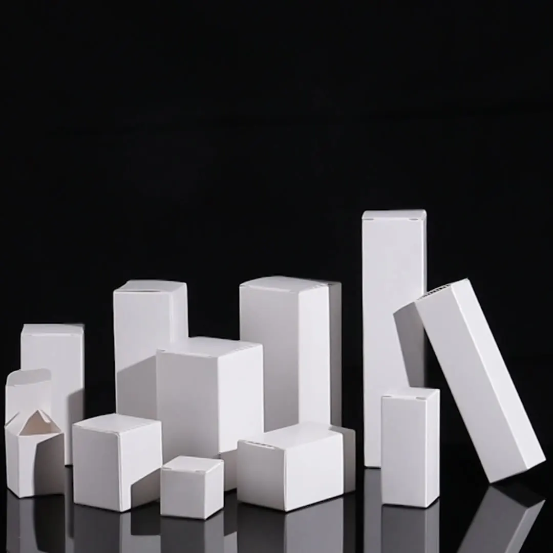 Оптовая продажа регулируемая толстая белая складная картонная коробка маленькая Косметическая упаковочная оптом для использования в часах