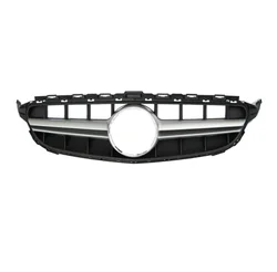 Automotive Parts Car Hood grille For 2014-2018 Mercedes Benz C Class Upgrade W205 AMG Grill C63 Front Grille