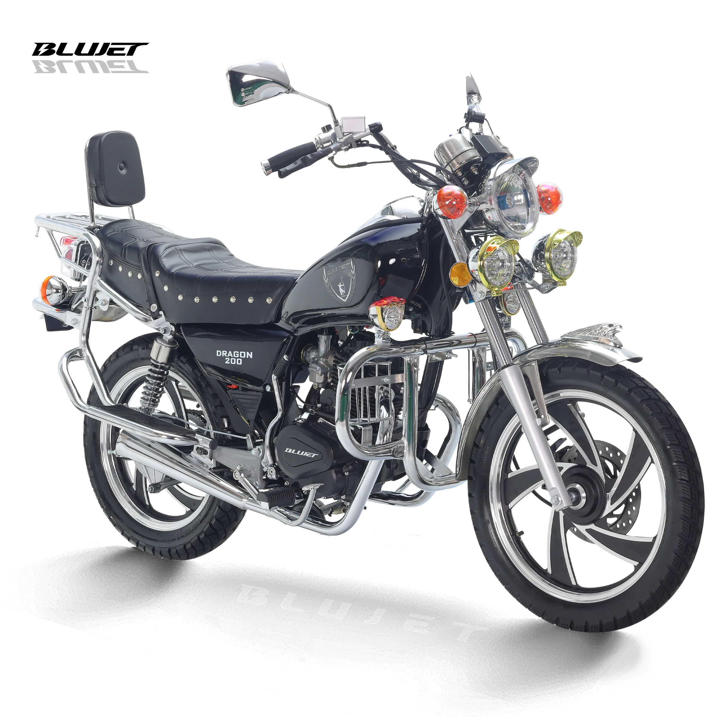 vintage chopper motorcycle GN125 GN200 GN150 CM125 CM150 CM200 luxury design bentian type 5-spoke rim eagle head big footrest