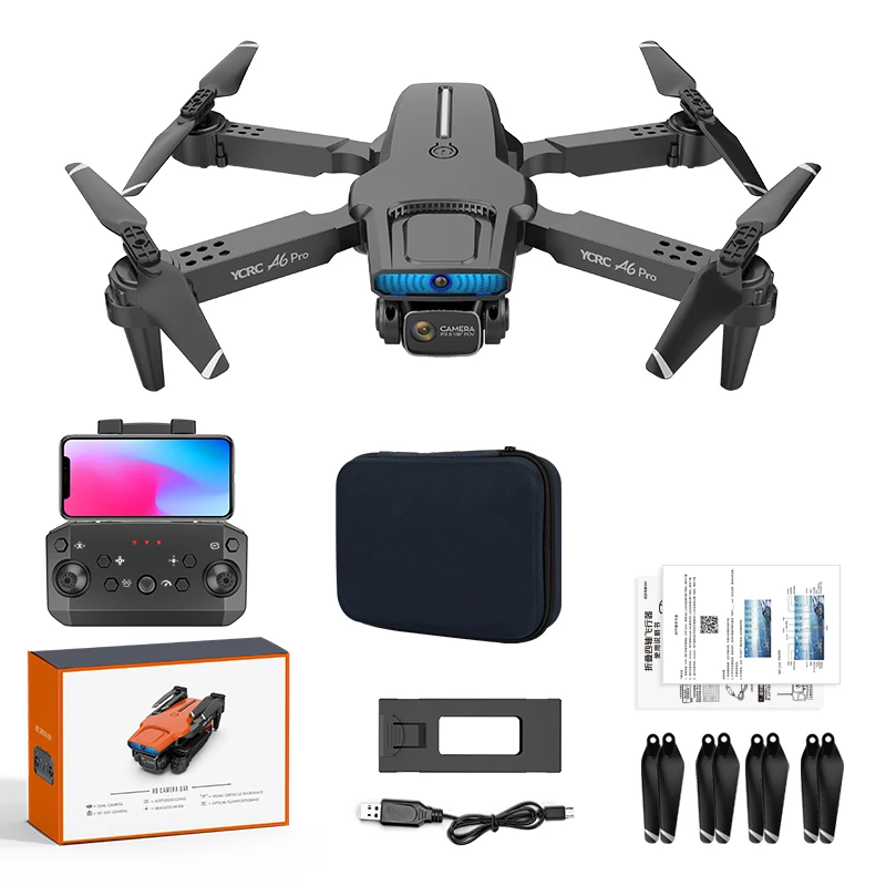 A6 PRO mini dron 4k cheap gps drone 4k with cameras WIFI fpv radio control toys rc drone