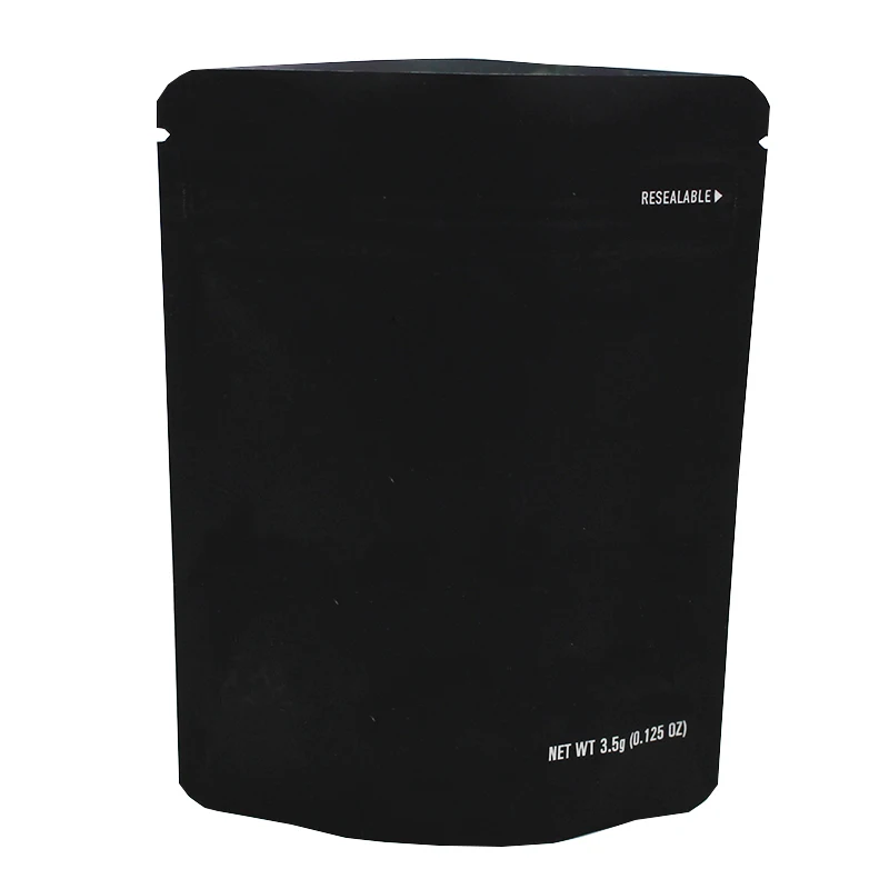 Hot Sale Custom Printed Resealable Stand Up Smell Proof Bag Zip Lock Mylar Bag Amber Leaf Tobacco Pouch