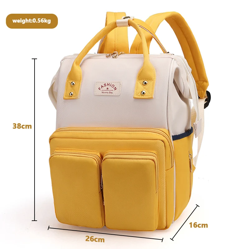 Pink 3 in 1 Multi-Function Baby Backpack Waterproof Outdoor Sports Baby Bag newborn reusable maternity Mummy Diaper Backpack Bag
