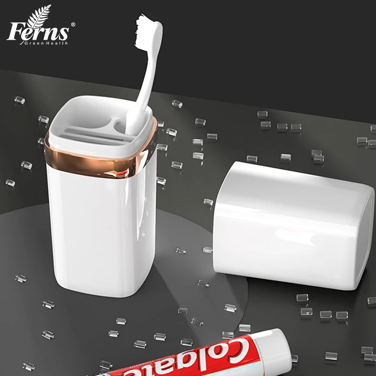 Portable Toothbrush Dispenser Case Travel Set Sustainable Plastic Toothbrush Holder storage box