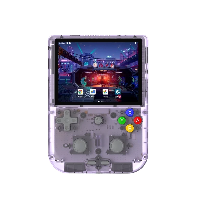Good ANBERNIC RG405V 4+128G 7000+ Games Handheld Game Console 4-Inch IPS Screen Android 12 System T618 64-Bit Game Player
