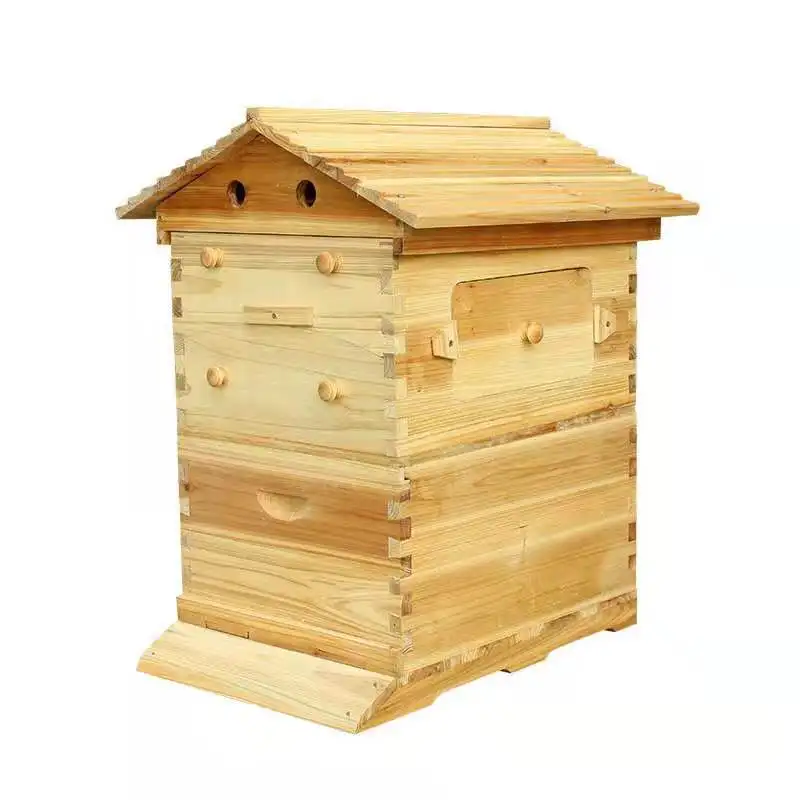 A 7 frame bee box that produces its own honey beekeeping equipment