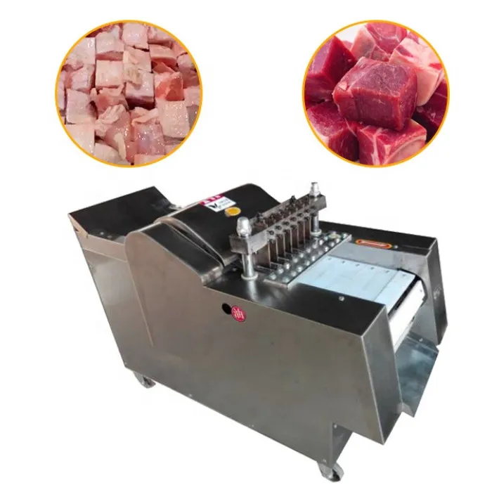 Automatic poultry chicken meat cutting machine frozen meat ribs beef mutton fish duck
