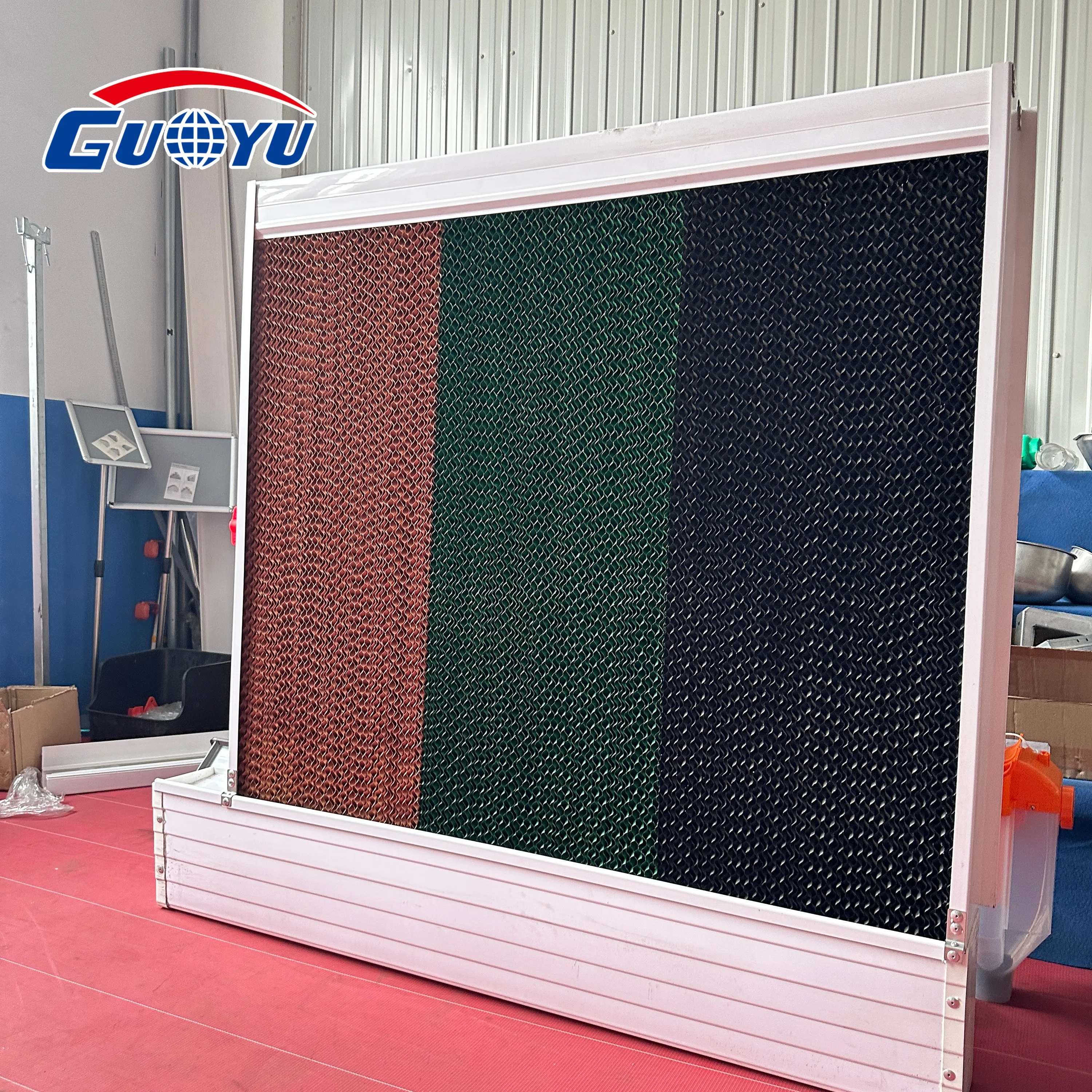 Factory price 7090 wall cooling pad poultry farm air cooling system Kraft Paper cooling pad for greenhouse