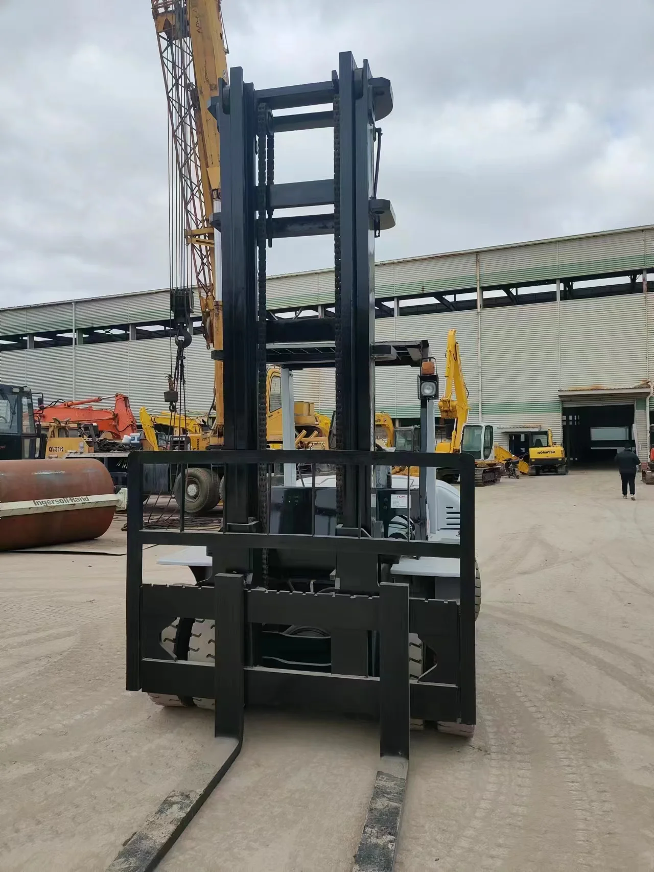 super quality TCM 7 ton lifting 5m FD70Z8 used secondhand diesel forklift with engine ISUZU 6BG1