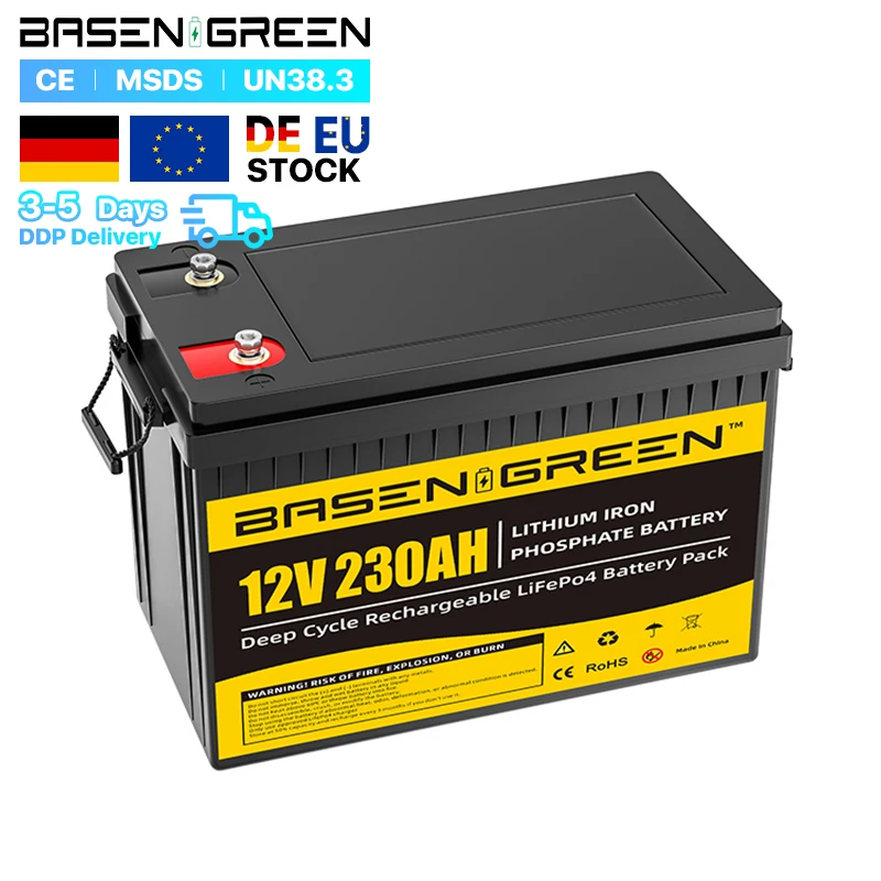 Basen Green12v Energy Storage Lithium Battery 12v 100ah 200ah 300ah Lithium Battery For Solar System