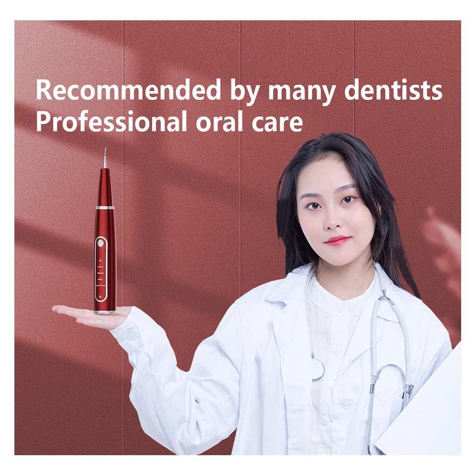 Home Use Dental Portable Ultrasonic electric tools sonic tooth dental scaler for dental calculus plaque remover tartar removers