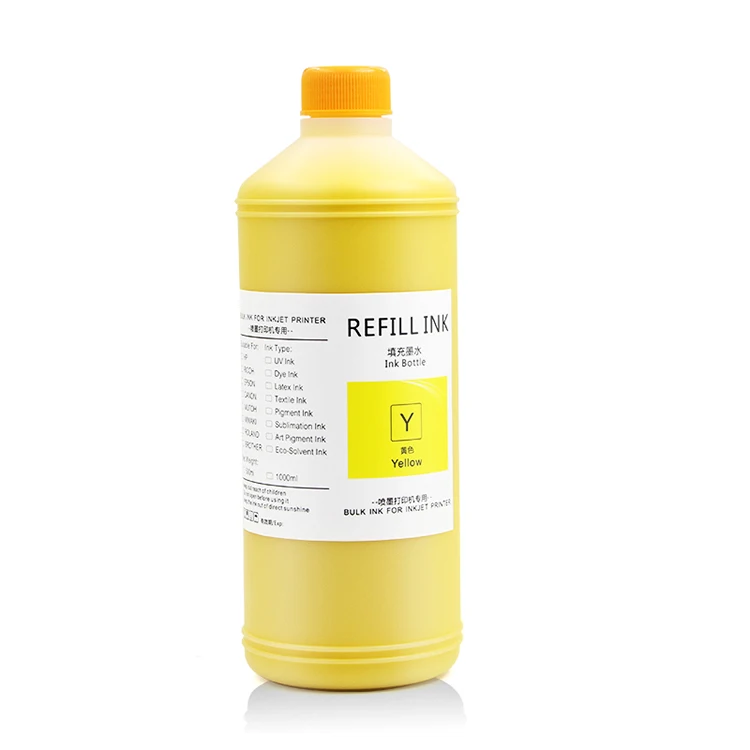 Ocbestjet 1000 Ml Universal Professional Screen Printing Refill Pigment Ink For Canon 512 Printer