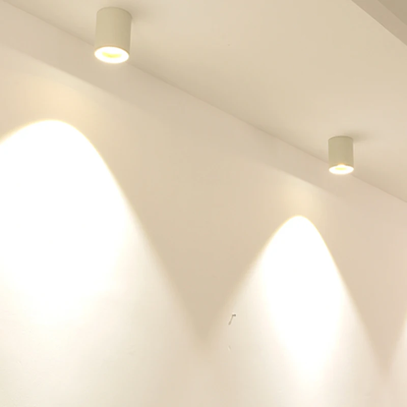 Ceiling Round Surface Mounted LED Downlight Housing for Office 10W 20W 30W Living Room Aluminum Modern 80 Touch On/off Switch