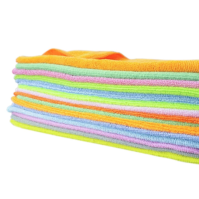 Custom Microfiber Cloth Micro Fibre Towel Microfiber Cleaning Cloths For Car Kitchen