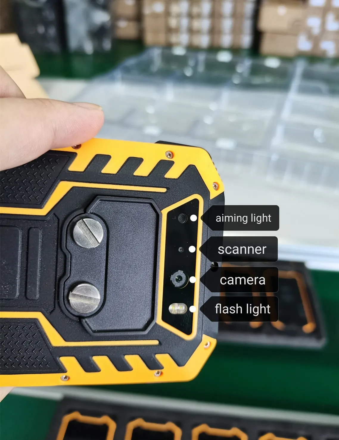 Прочный thimfone N7000R 5 дюймов сенсорный экран IP67 ручной 2D сканер штрих-кода КПК терминал сбора данных для