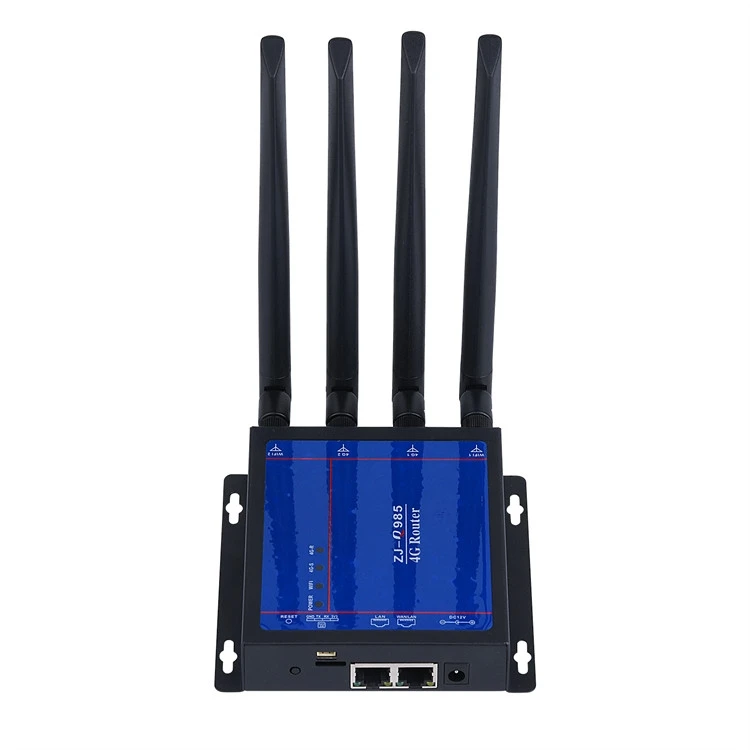 Industrial grade router with SIM card and high gain 5dB antenna